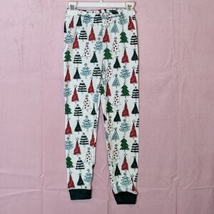 The Children's Place White Christmas Tree Forest Pajama Pants size 5T